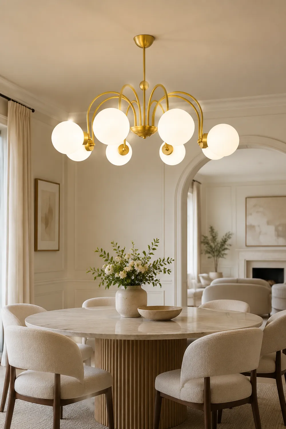 Yisu Brass Chandelier - Lumpaz
