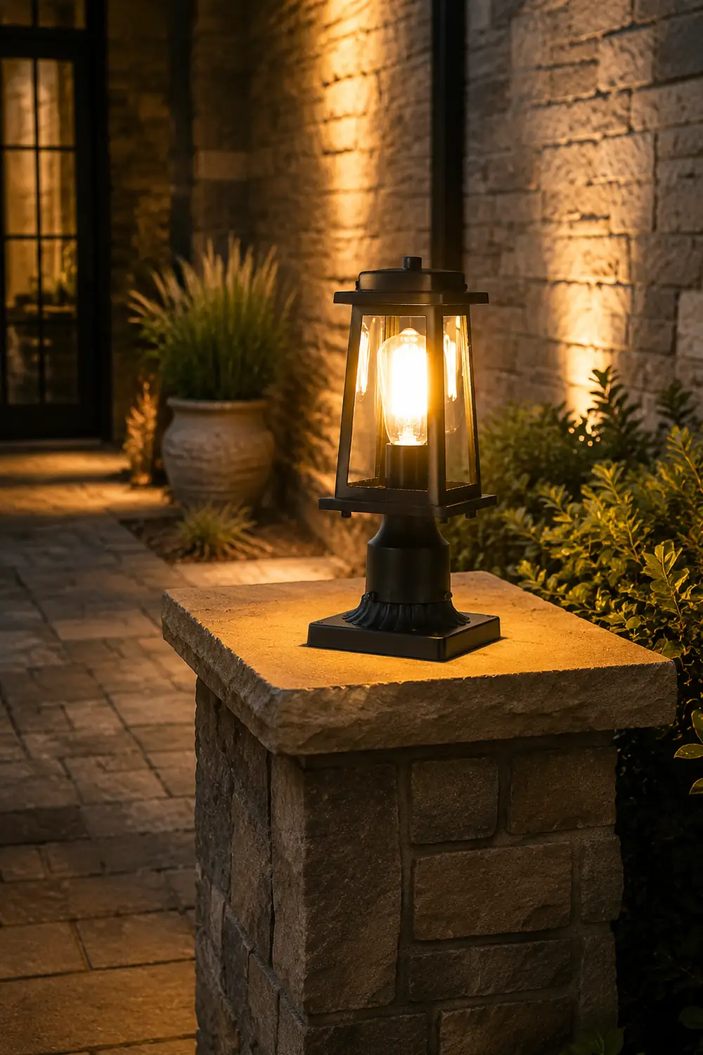 Outdoor Lantern Post Lights - Lumpaz