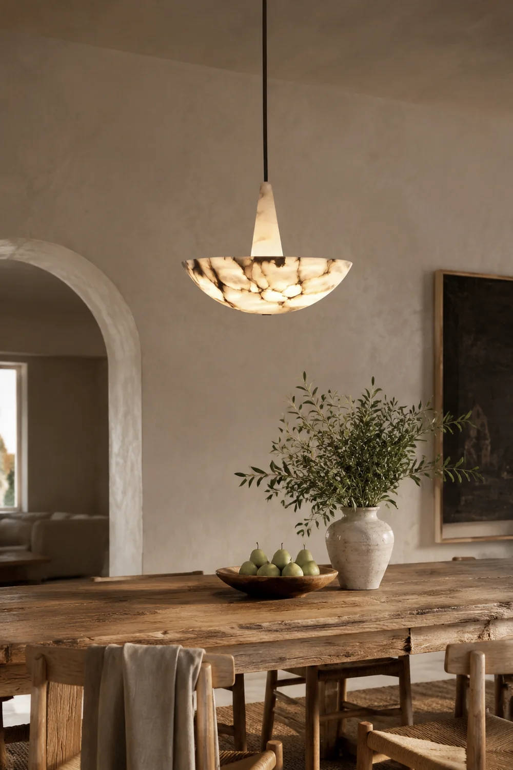 Domus Alabaster Chandelier - Lumpaz