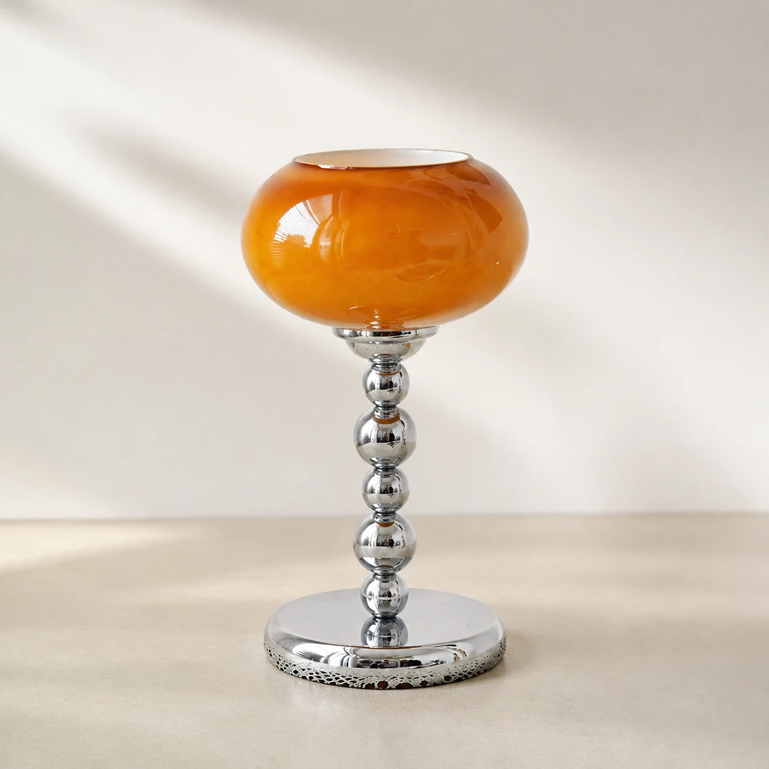 Oval Persimmon Table Light - Lumpaz