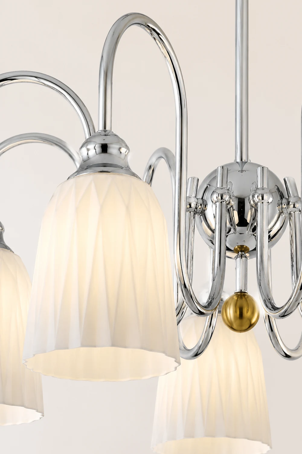 Bauhaus Pleated Chandelier - Lumpaz