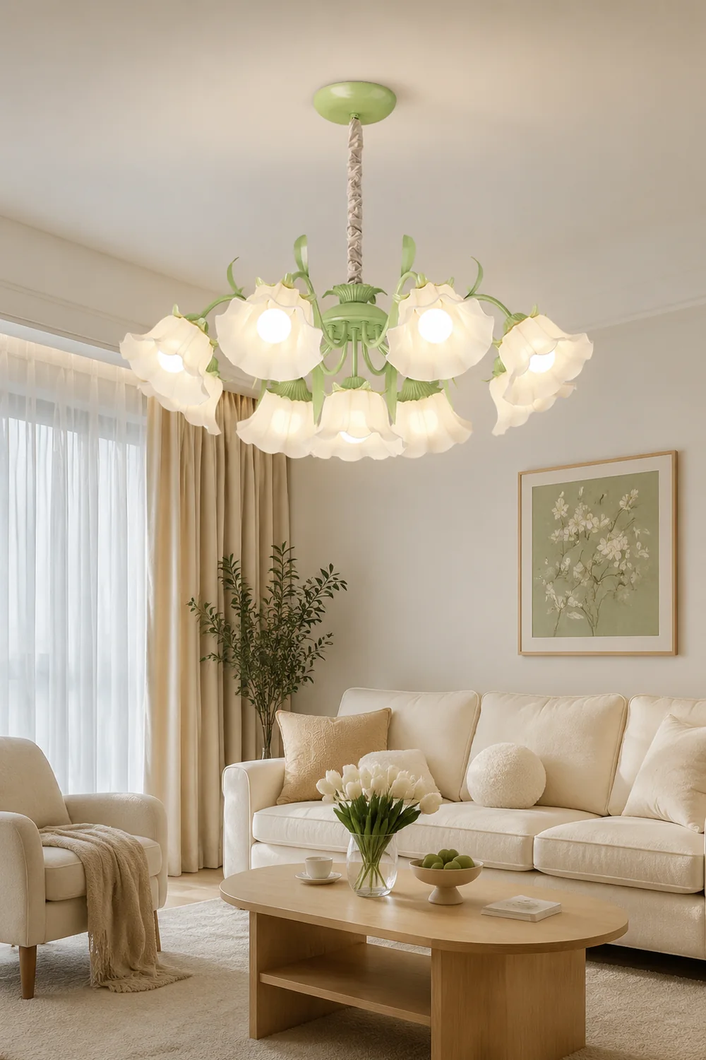 Pastoral Flower Chandelier - Lumpaz