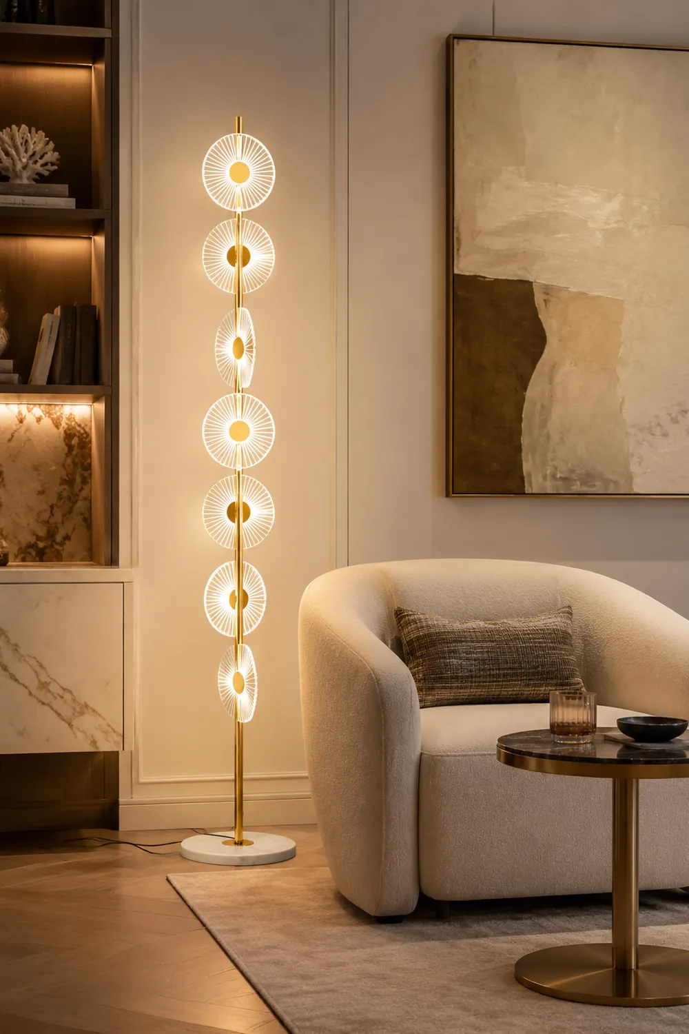 Floating Raindrop Floor Lamp - Lumpaz