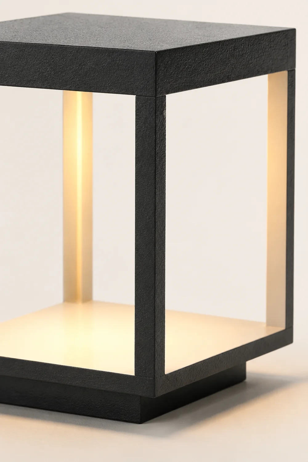 Square Frame Fence Post Garden Light - Lumpaz