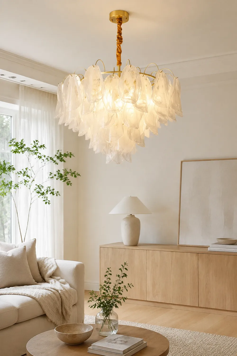 Multi Tier Cloud Glass Pendant Light - Lumpaz