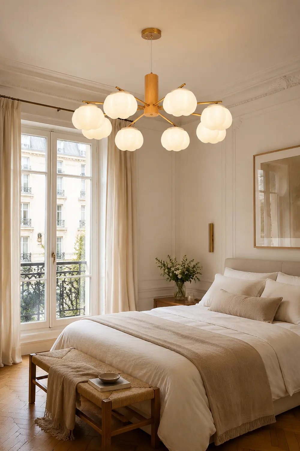 Cotton Balls Chandelier - Lumpaz