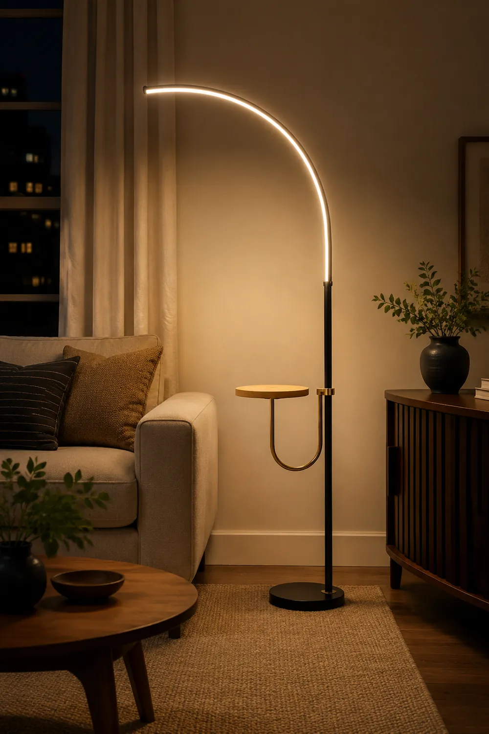 Nordic Arc Floor Lamp - Lumpaz
