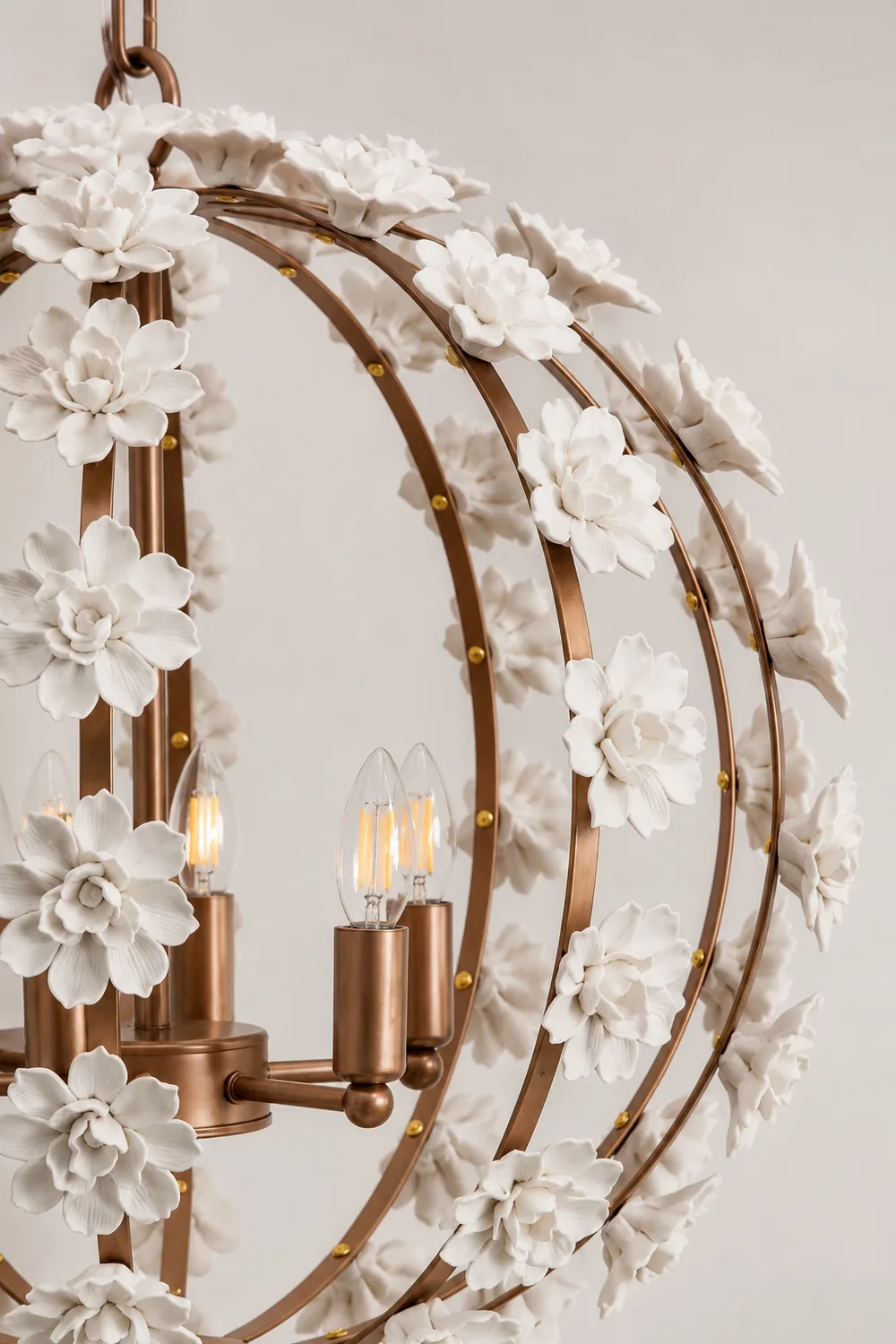 Bianca Floral Orb Chandelier - Lumpaz