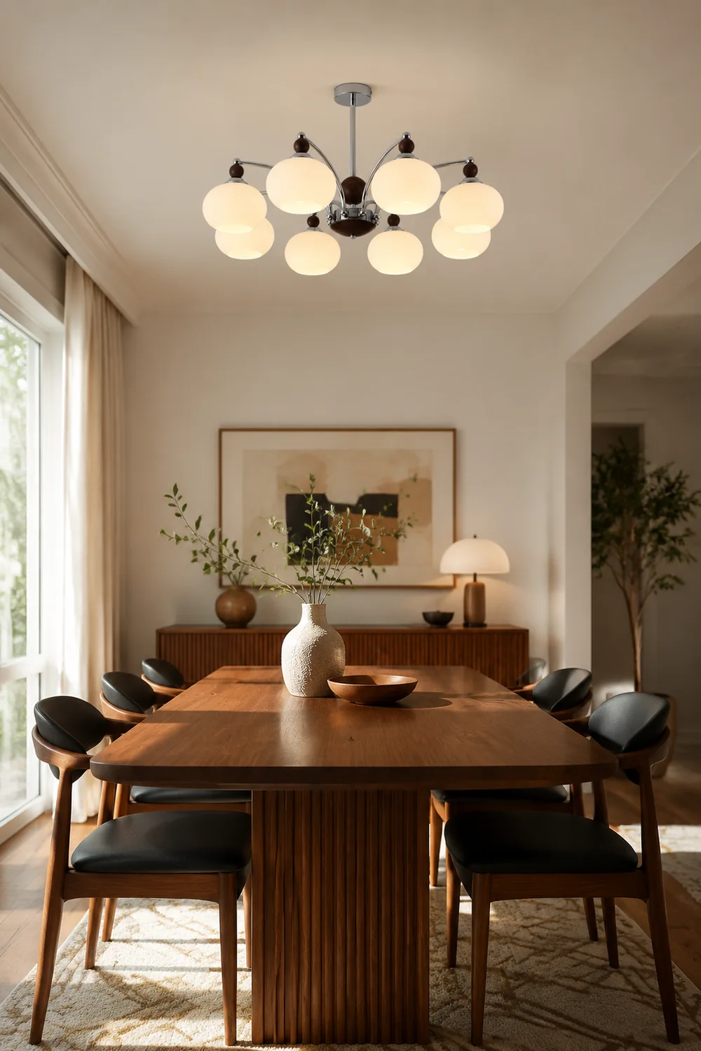 Noir Larenta Chandelier - Lumpaz
