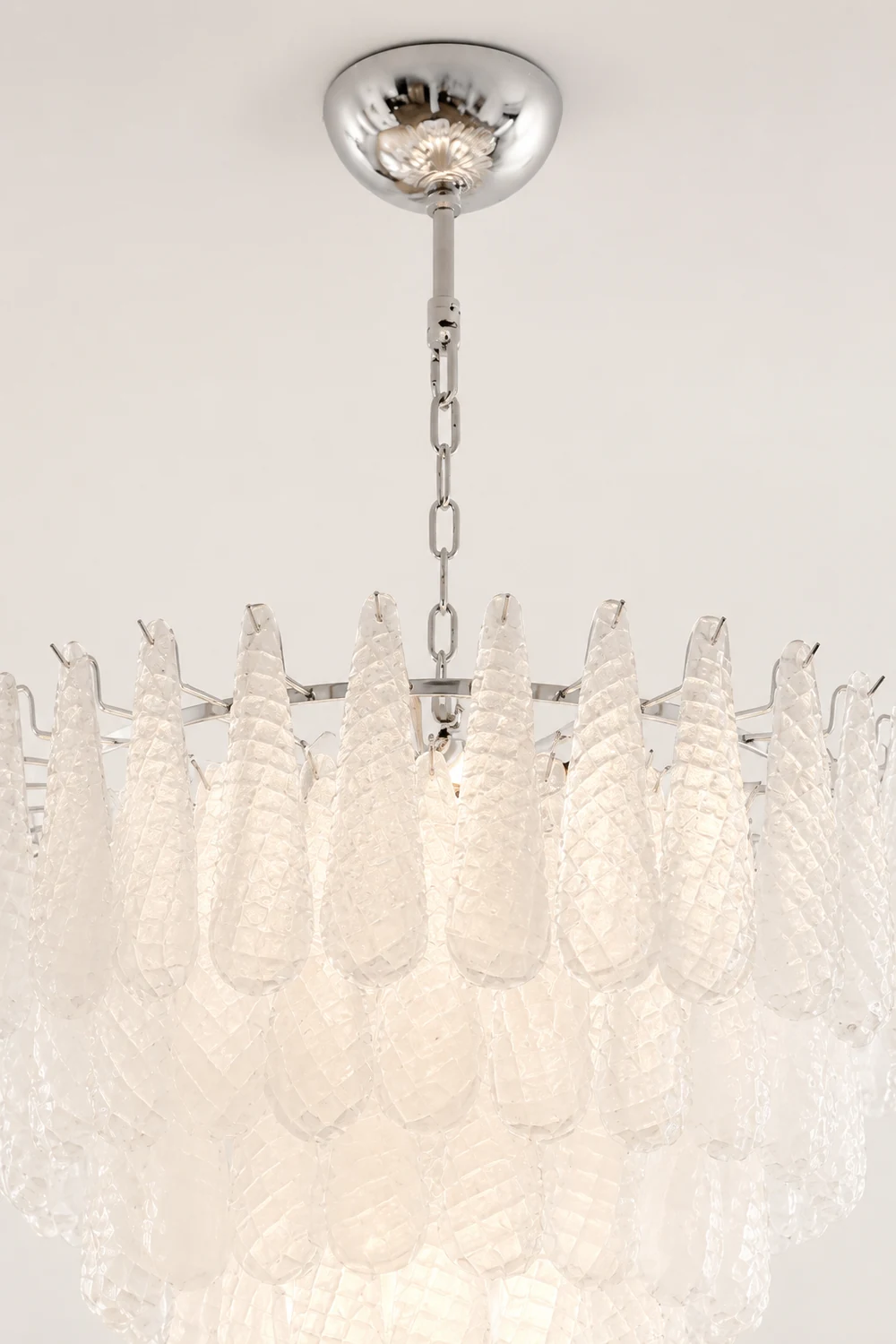 Grid Glass Waterfall Chandelier - Lumpaz