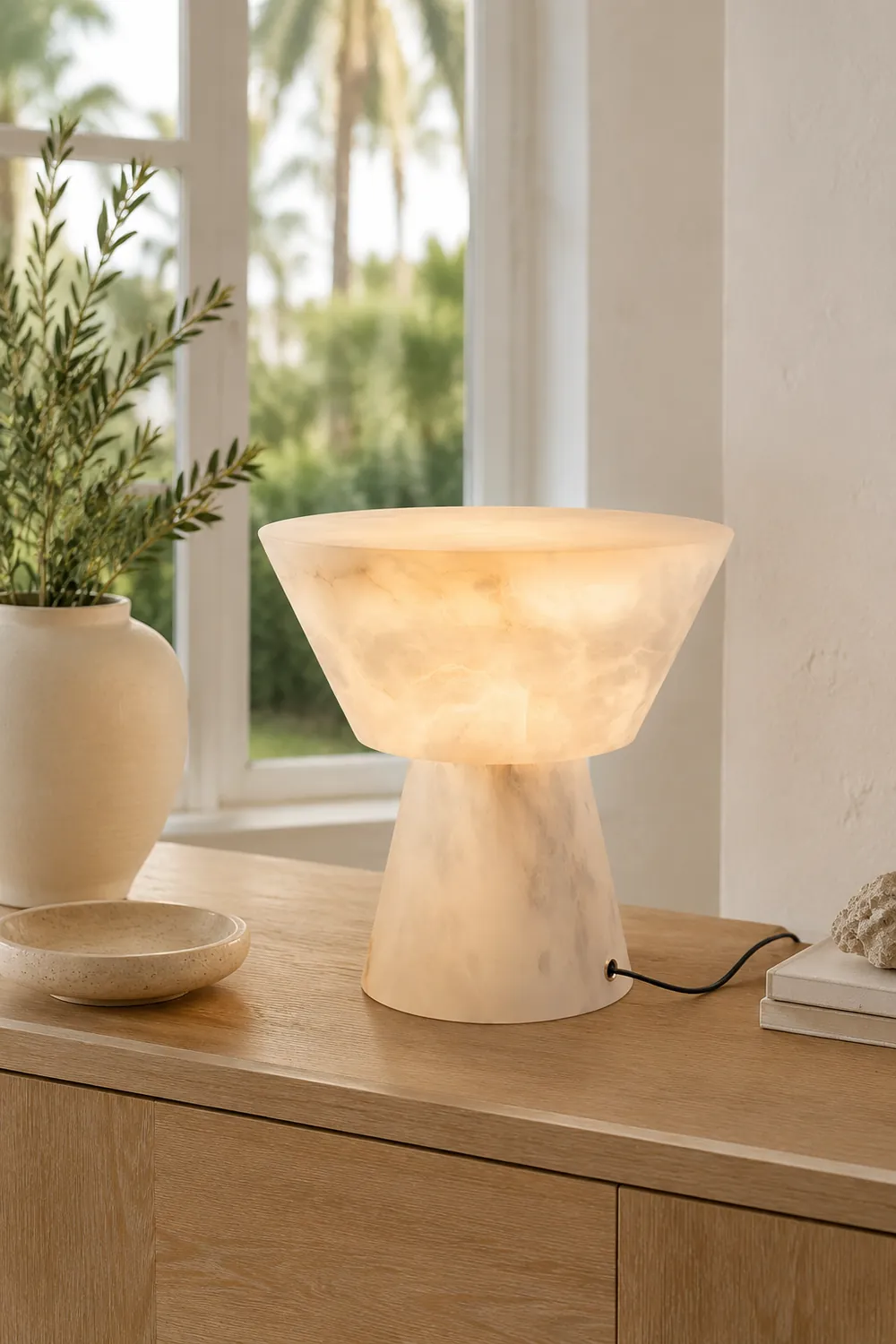 Beta Marble Table Lamp - Lumpaz