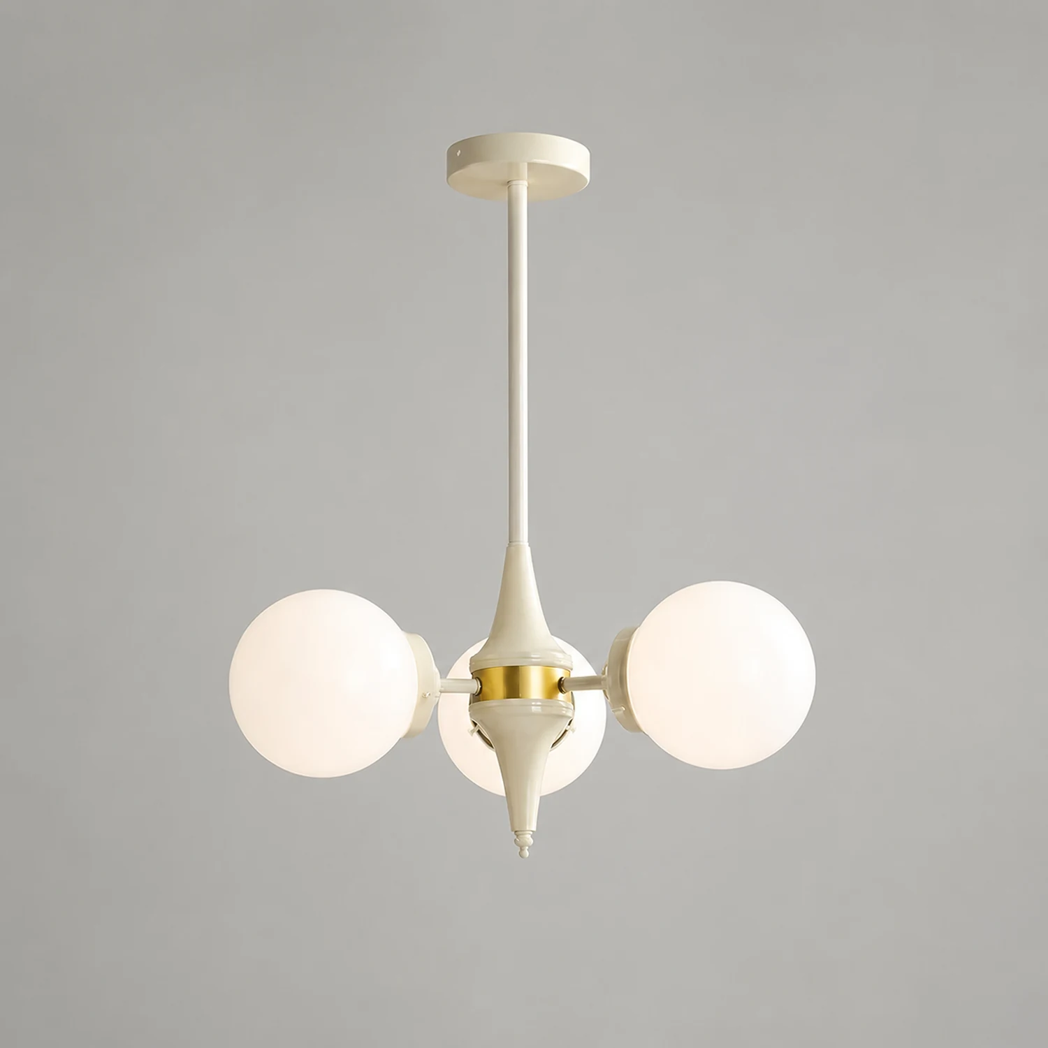 Cream Ball Chandelier - Lumpaz