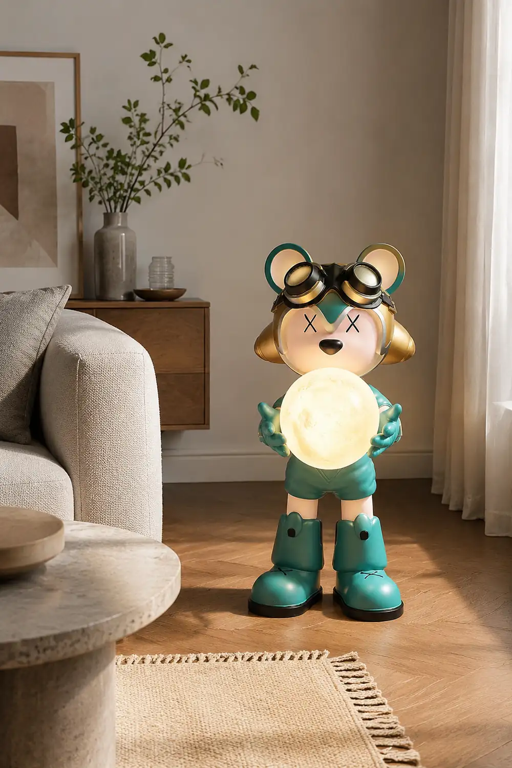 Space Bear Built-in Battery Floor Lamp - Lumpaz