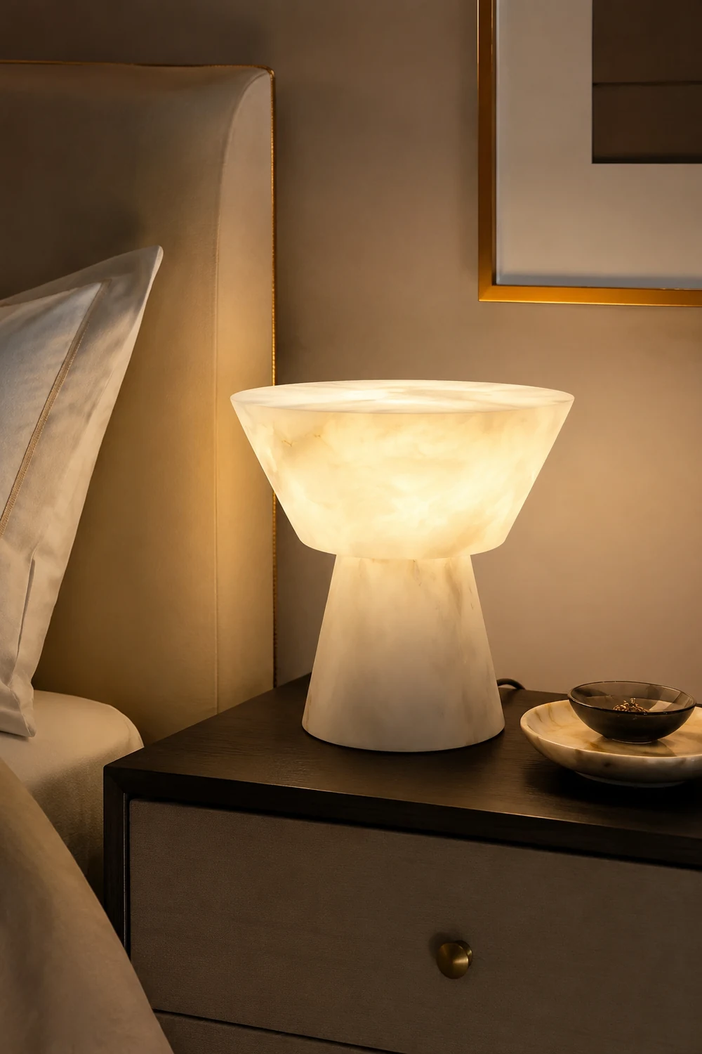 Beta Marble Table Lamp - Lumpaz