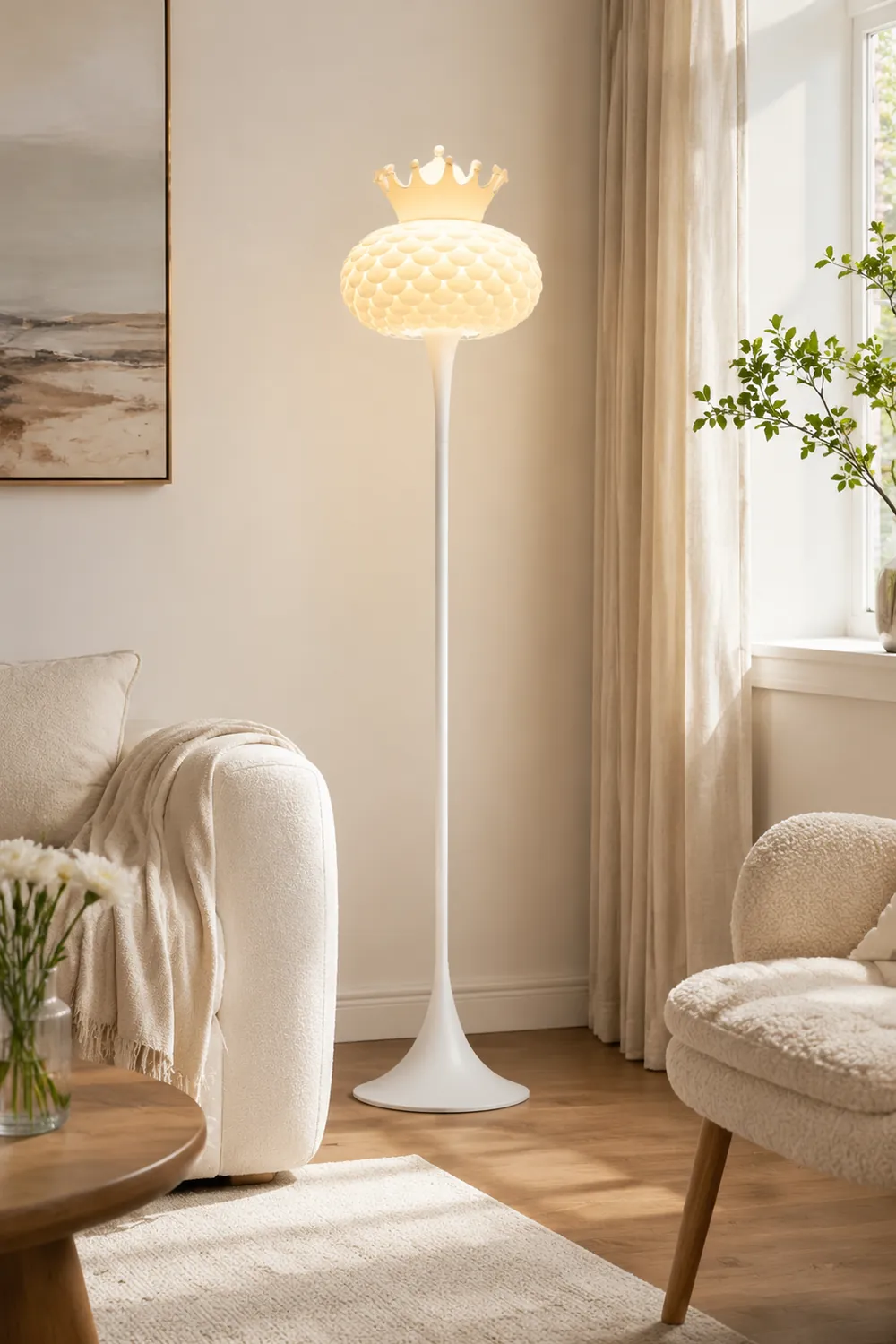 Aluvia Crown Floor Lamp - Lumpaz