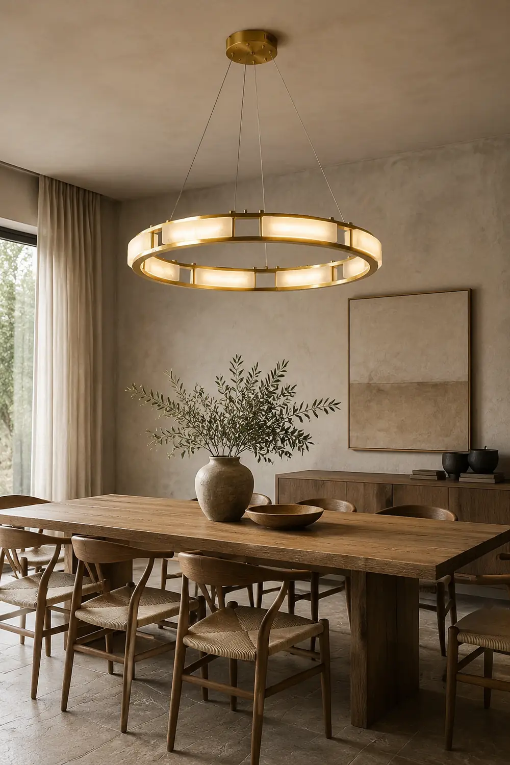 Qatar Alabaster Chandelier - Lumpaz