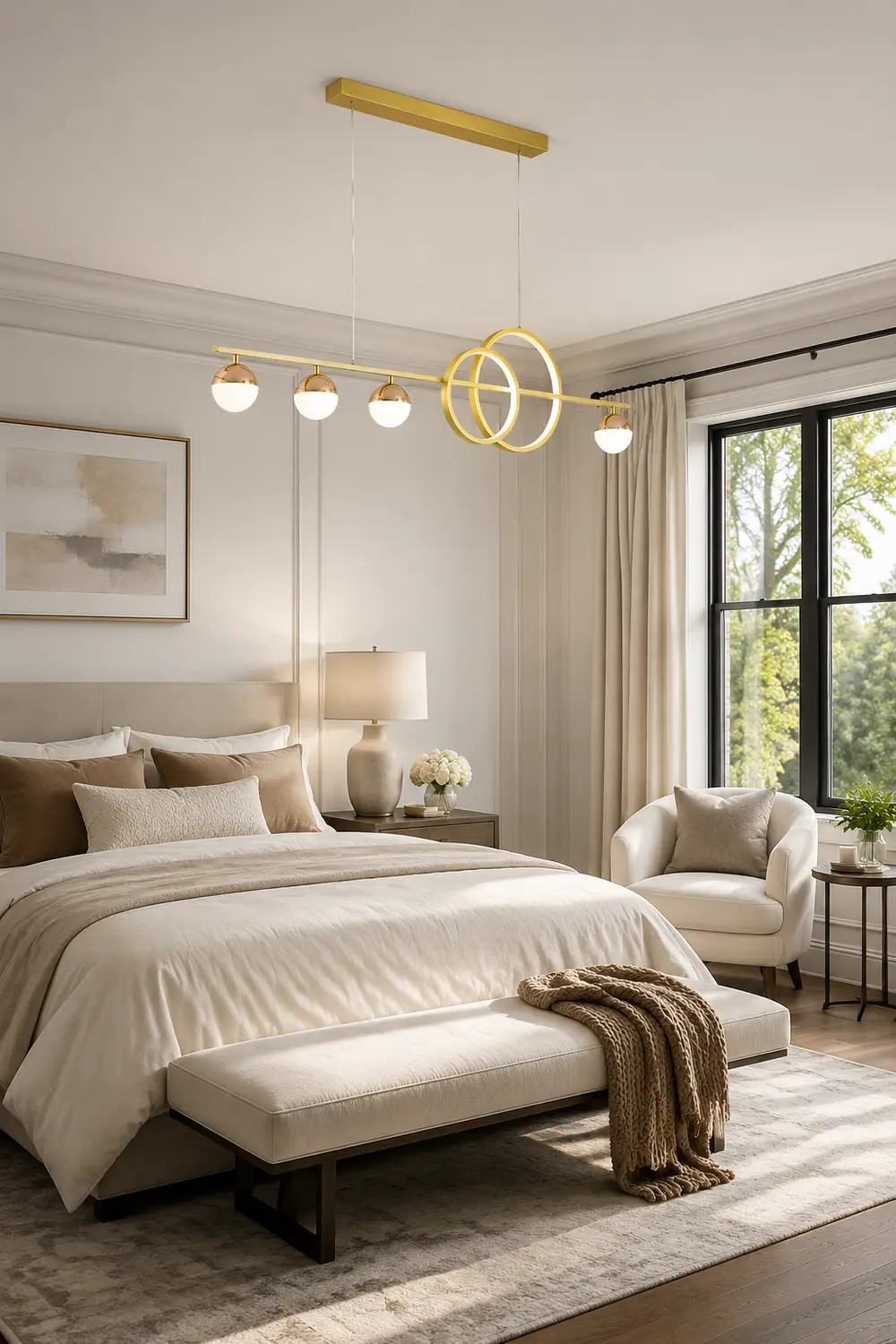 Brooklyn Double Circle Chandelier - Lumpaz