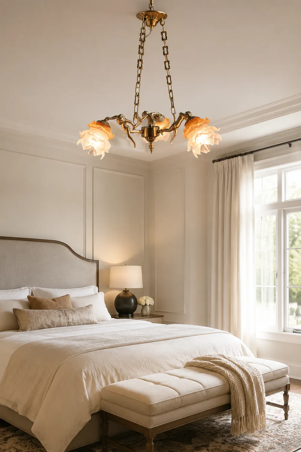 Putti Statuettes Brass Suspension - Lumpaz