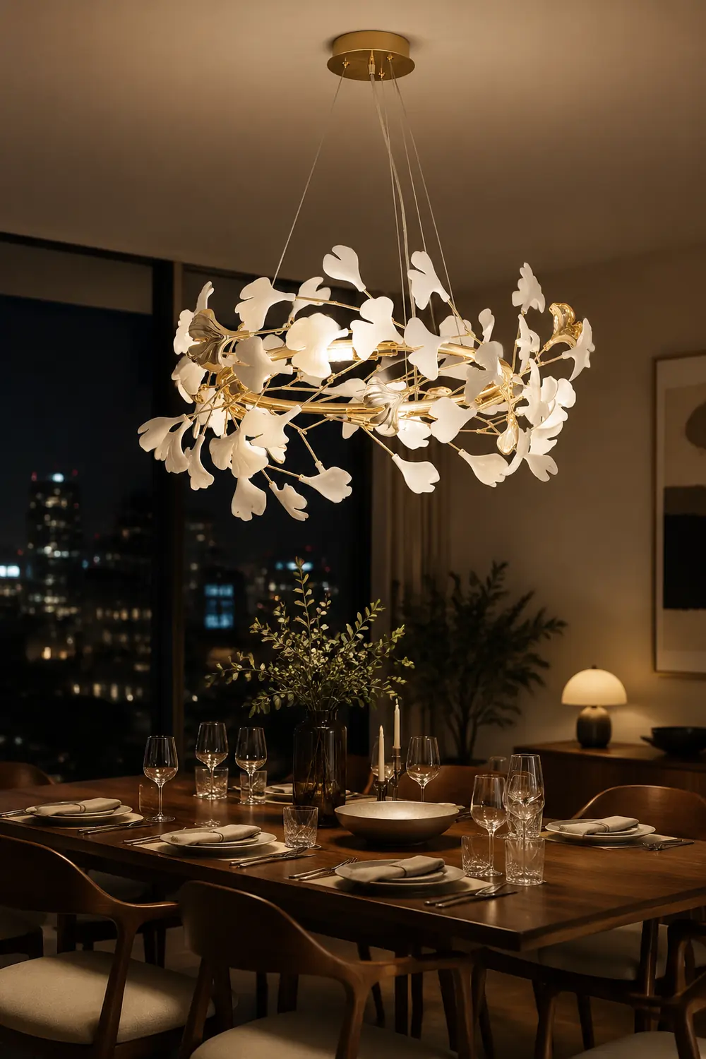 Gingko Chandelier T - Lumpaz