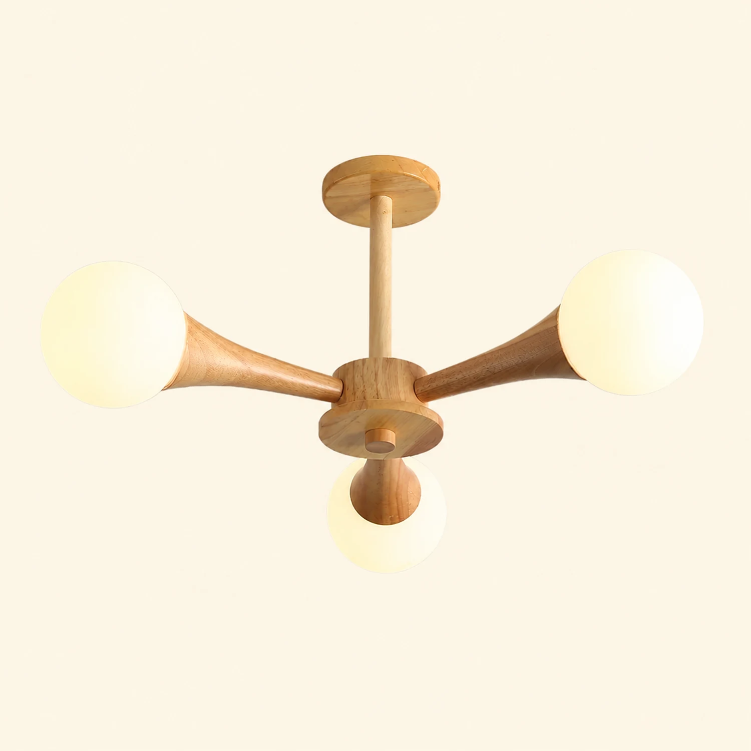 Wooden Nera Chandelier - Lumpaz