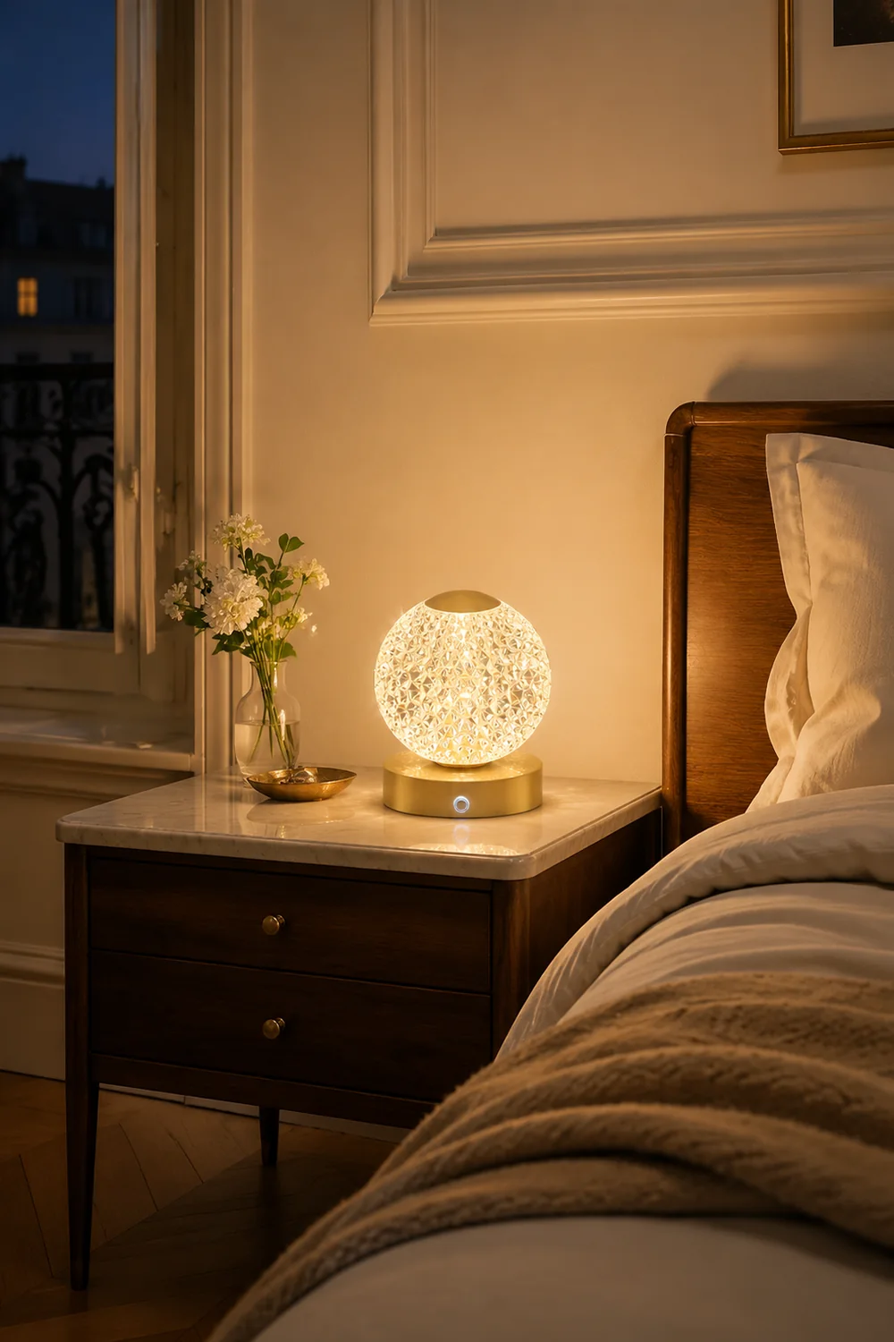 Jarin Diamond Built-in Battery Table Lamp - Lumpaz