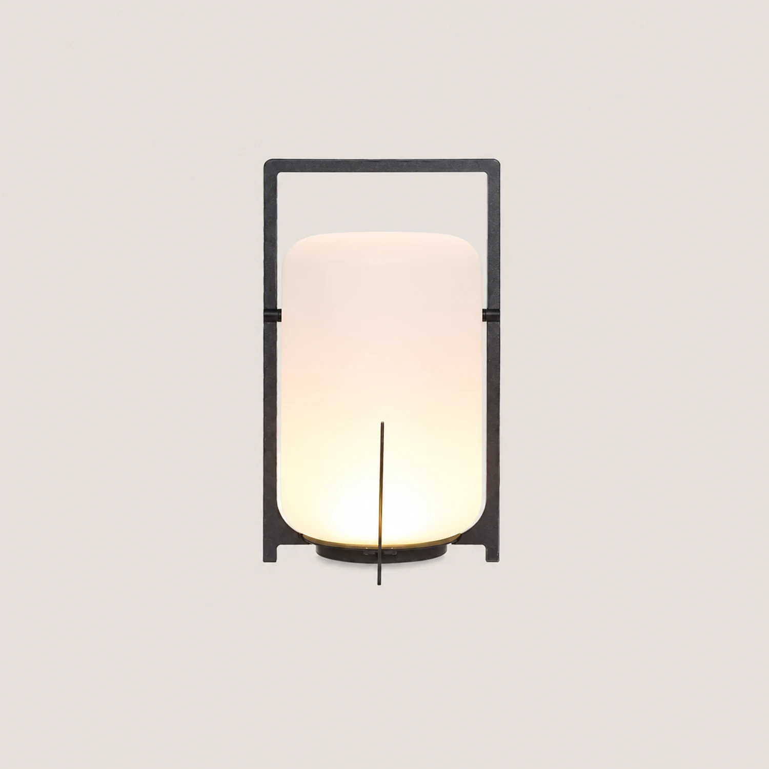 Black Twilight Lantern Table Lamp - Lumpaz