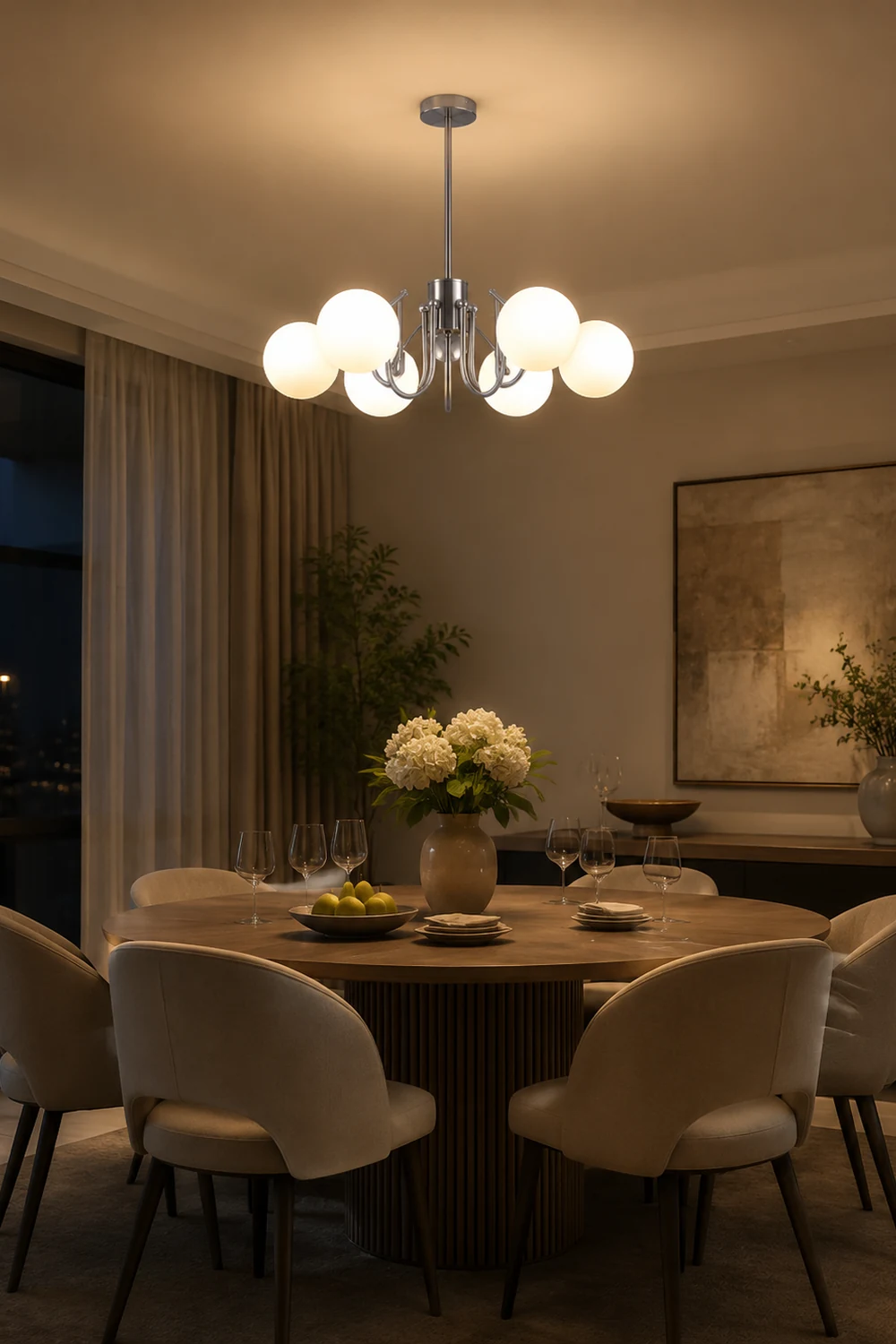 Bianca Chandelier - Lumpaz