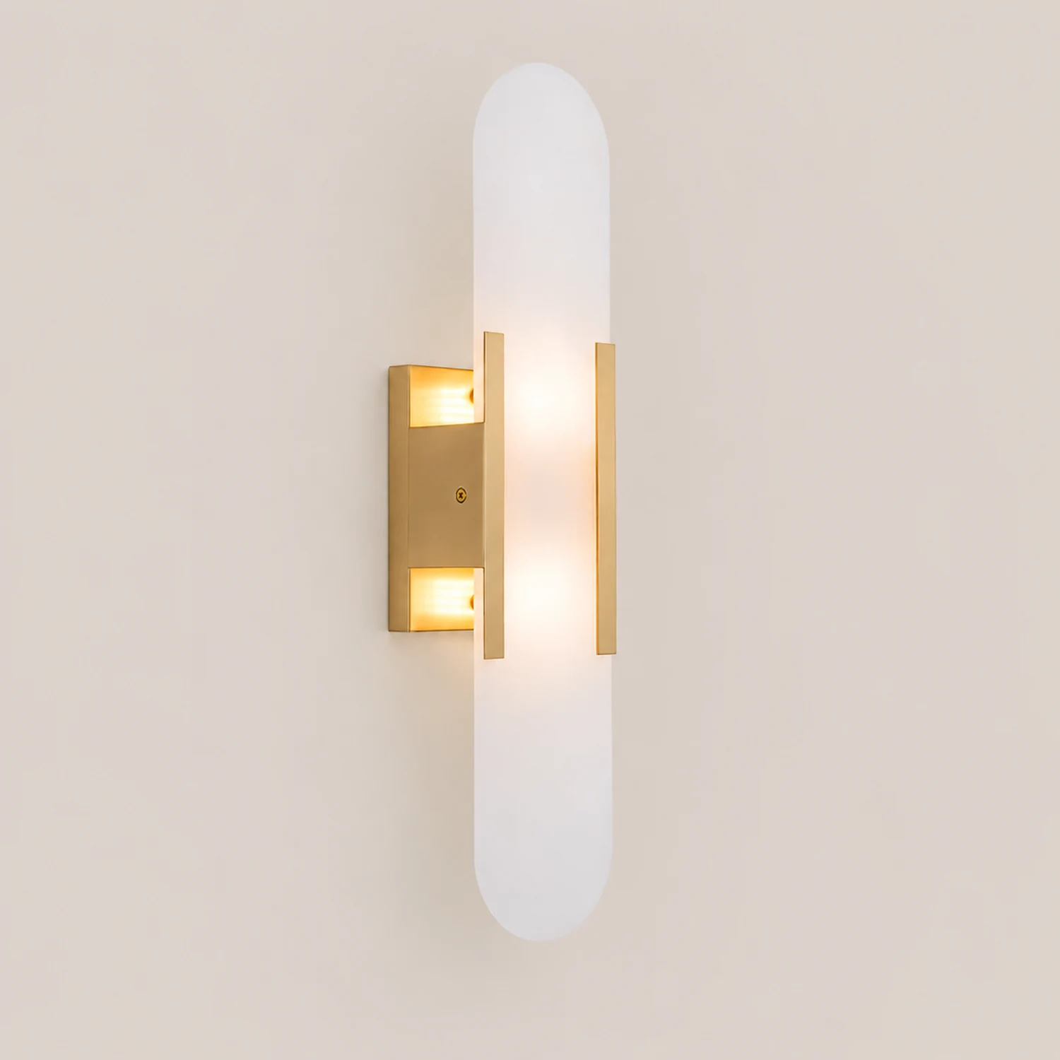Melange Elongated Alabaster Wall Lamp - Lumpaz