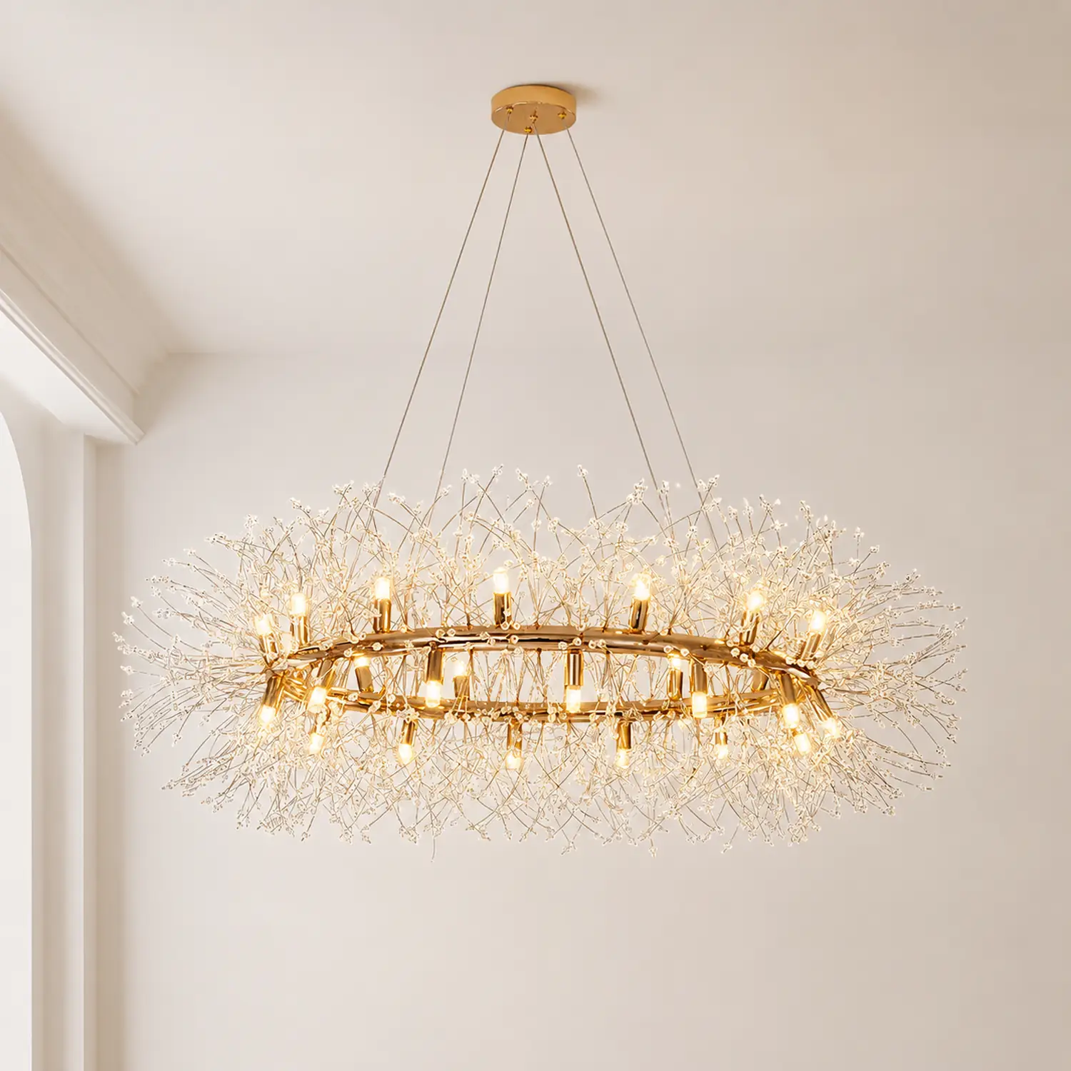 Dandelion Round Chandelier - Lumpaz