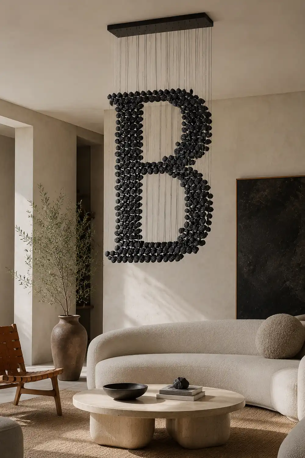 Charcoal Chandeliers B - Lumpaz