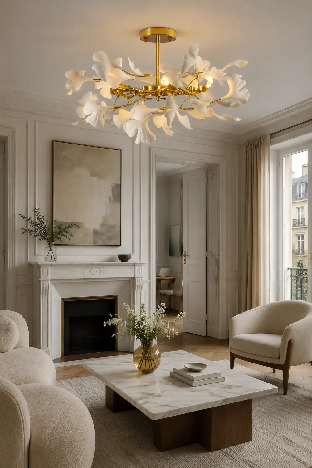 Gingko Chandelier L - Lumpaz