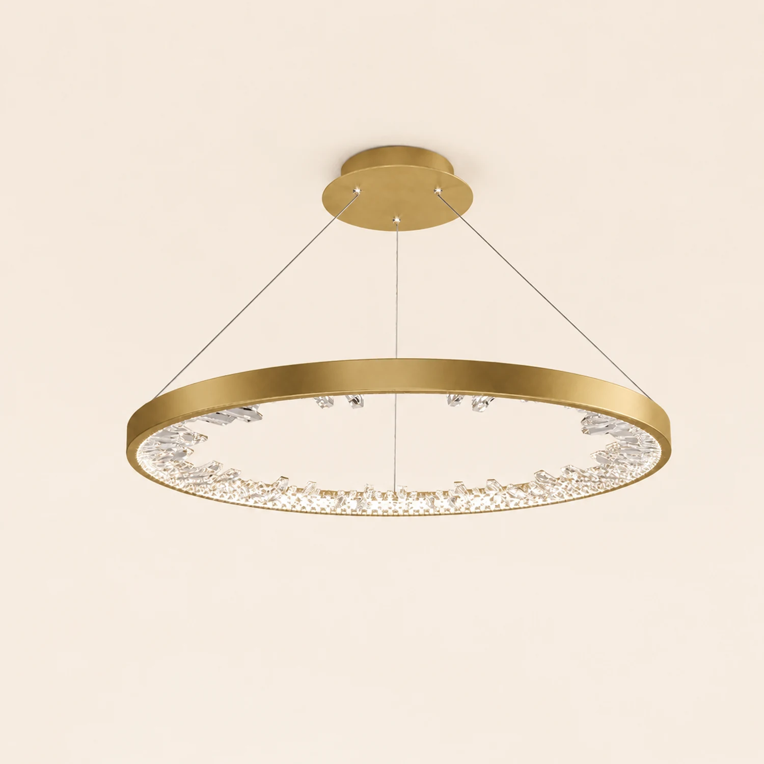 Luxury Circle Crystal Chandelier - Lumpaz