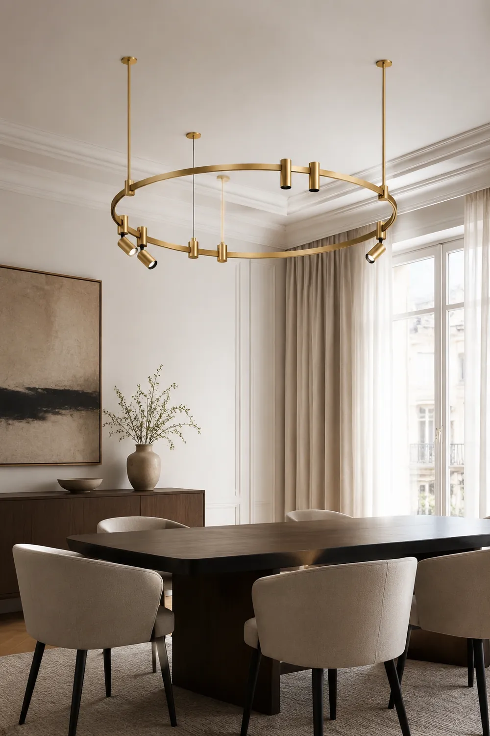Auroom Round Chandelier - Lumpaz