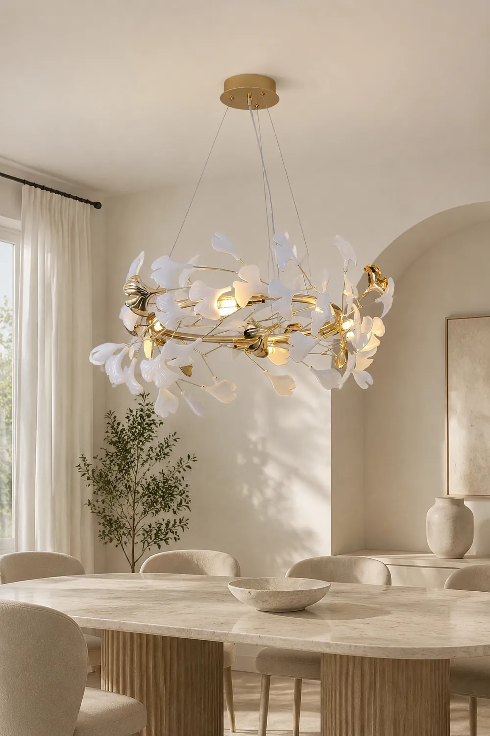Gingko Chandelier T - Lumpaz
