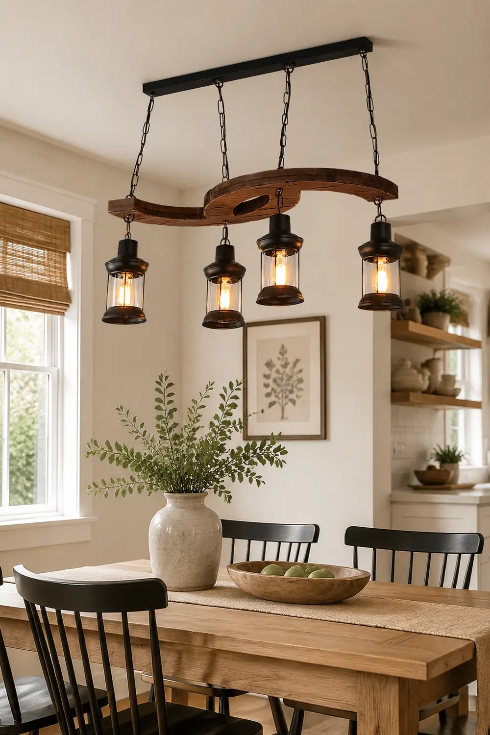 Retro Boat Wood Chandelier - Lumpaz