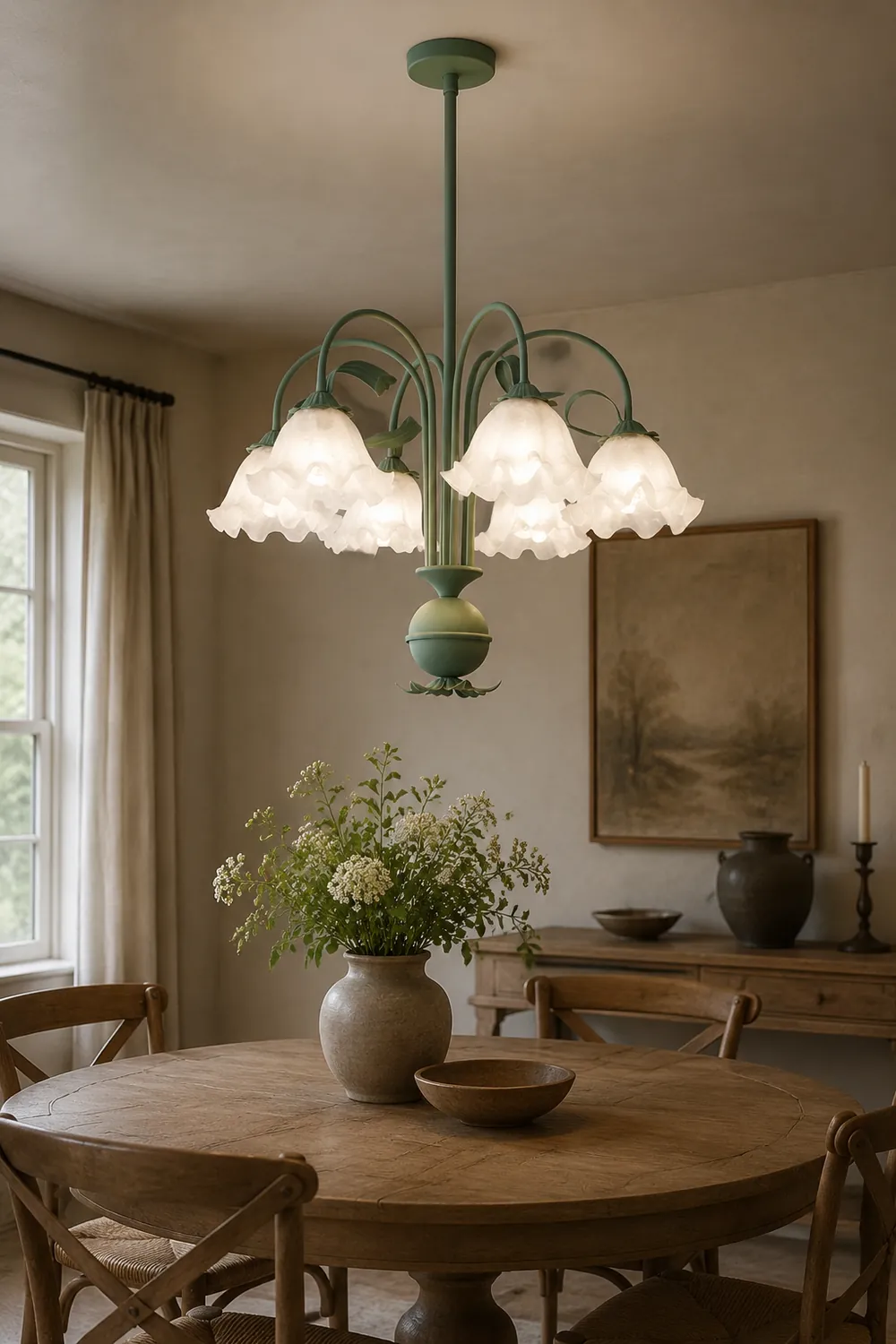 Bell Orchid Chandelier - Lumpaz