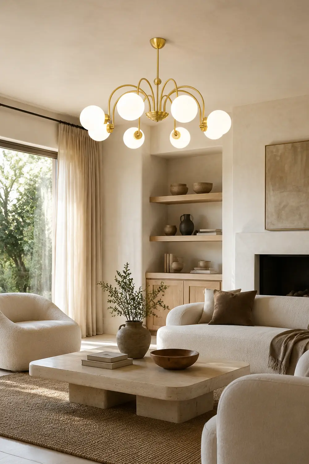 Yisu Brass Chandelier - Lumpaz