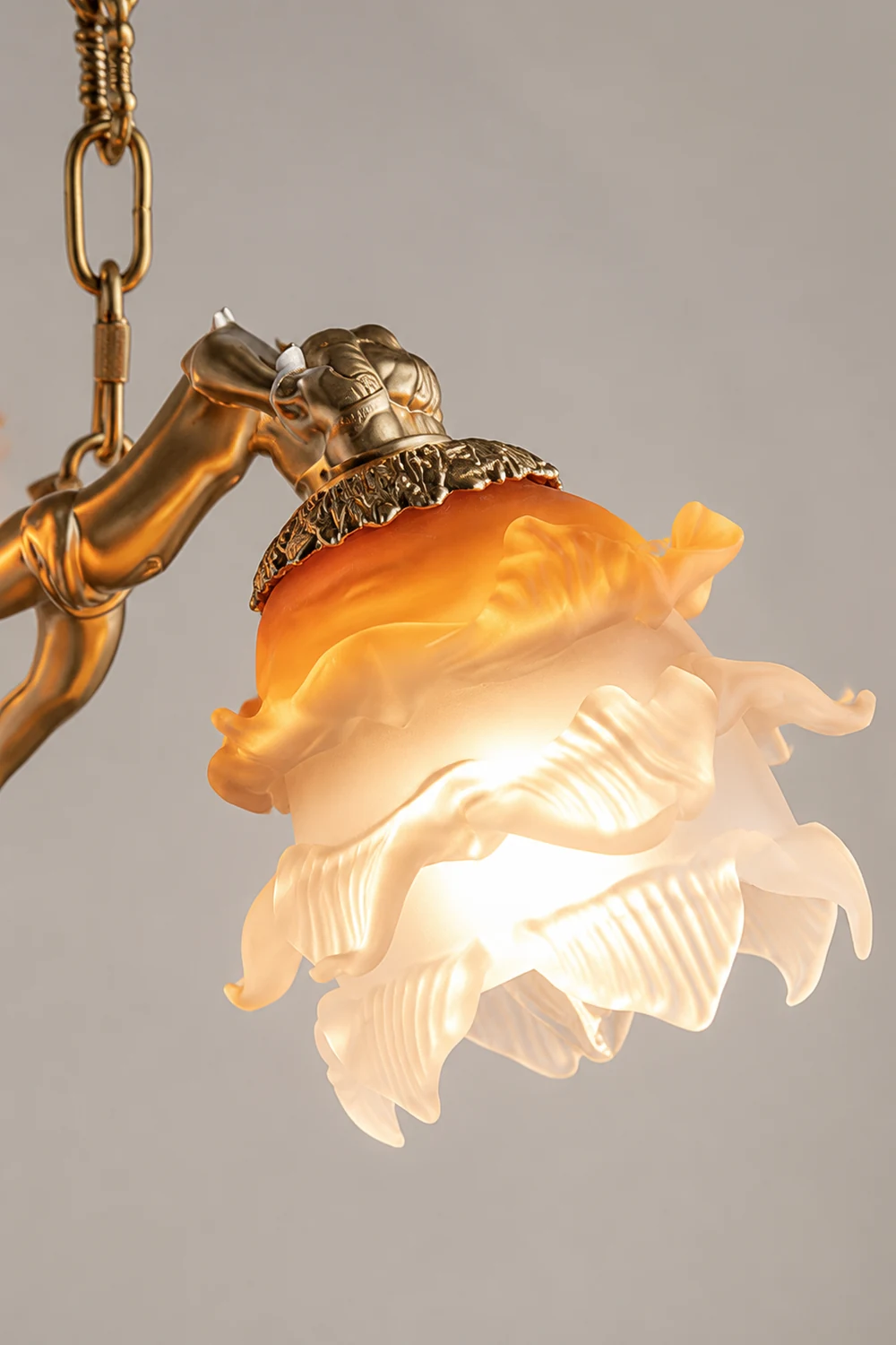 Putti Statuettes Brass Suspension - Lumpaz