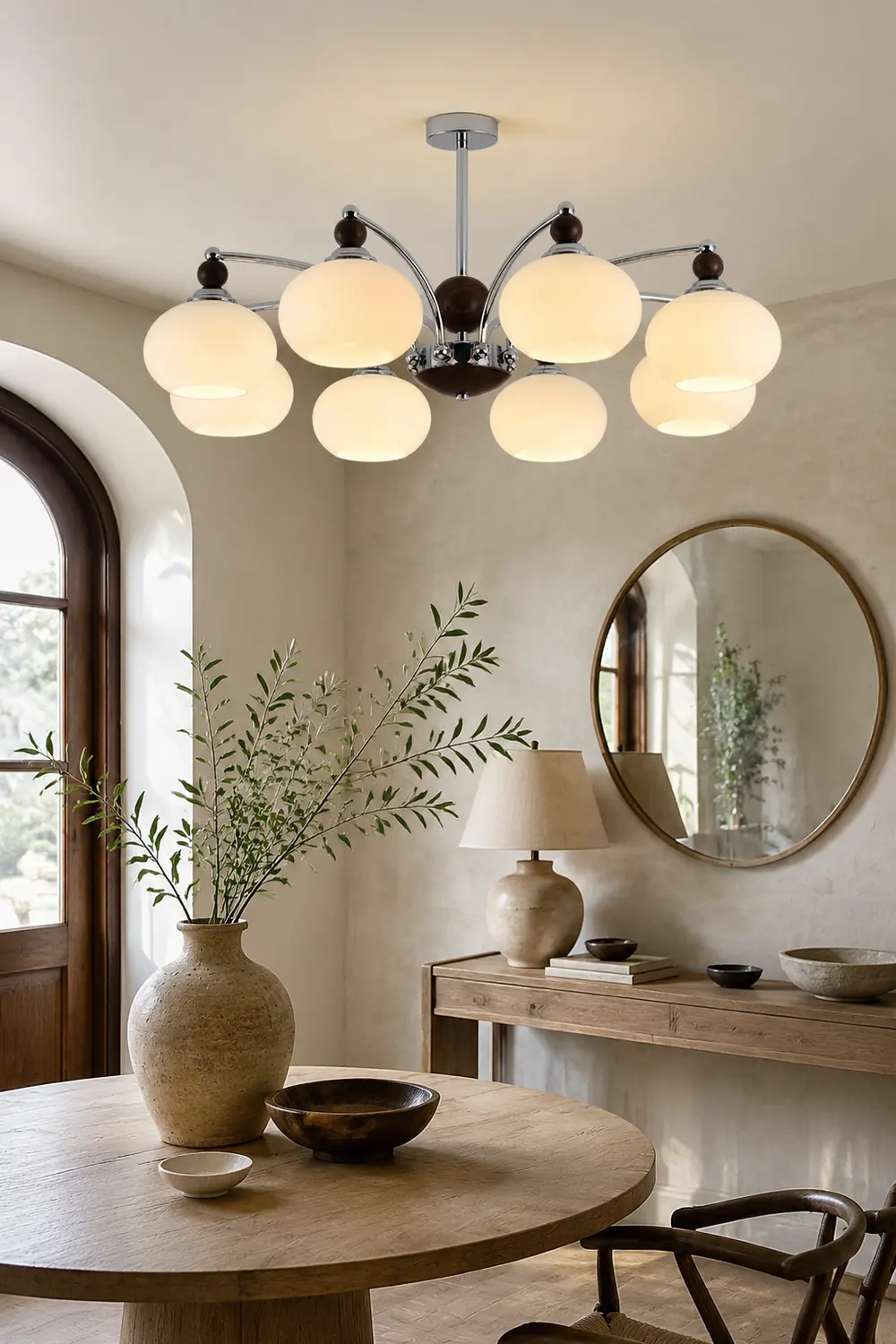 Noir Larenta Chandelier - Lumpaz