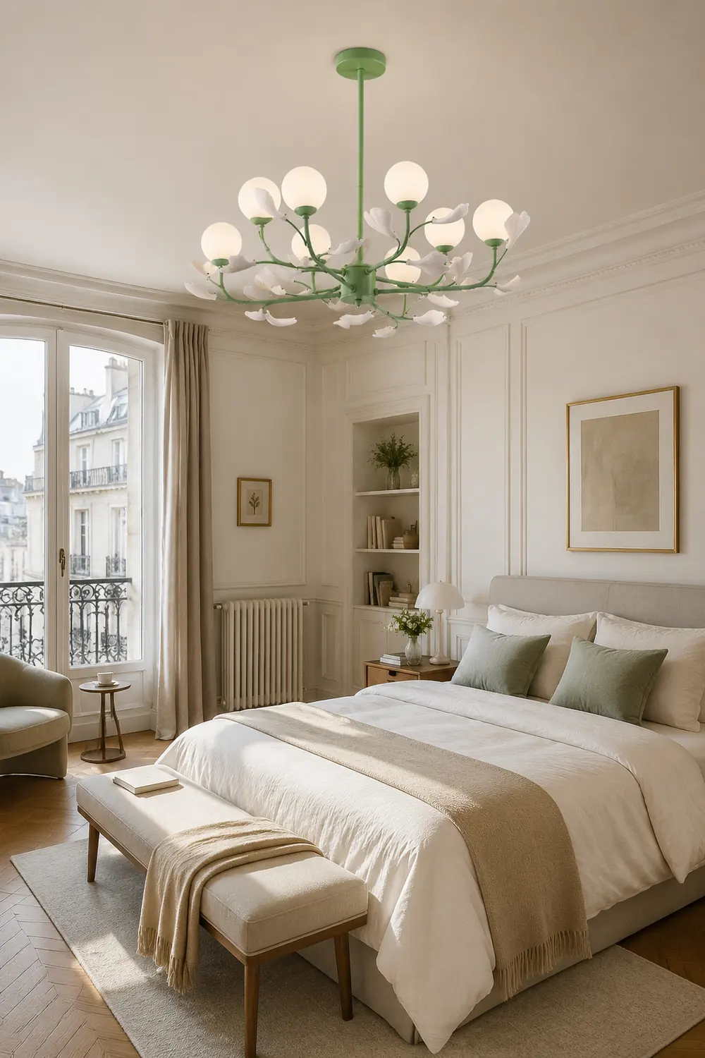 Opal Glass Chandelier - Lumpaz
