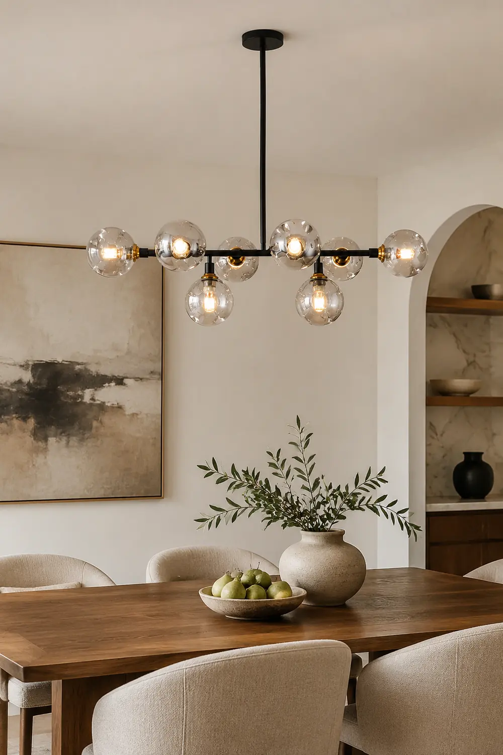 Primas Glass Chandelier - Lumpaz