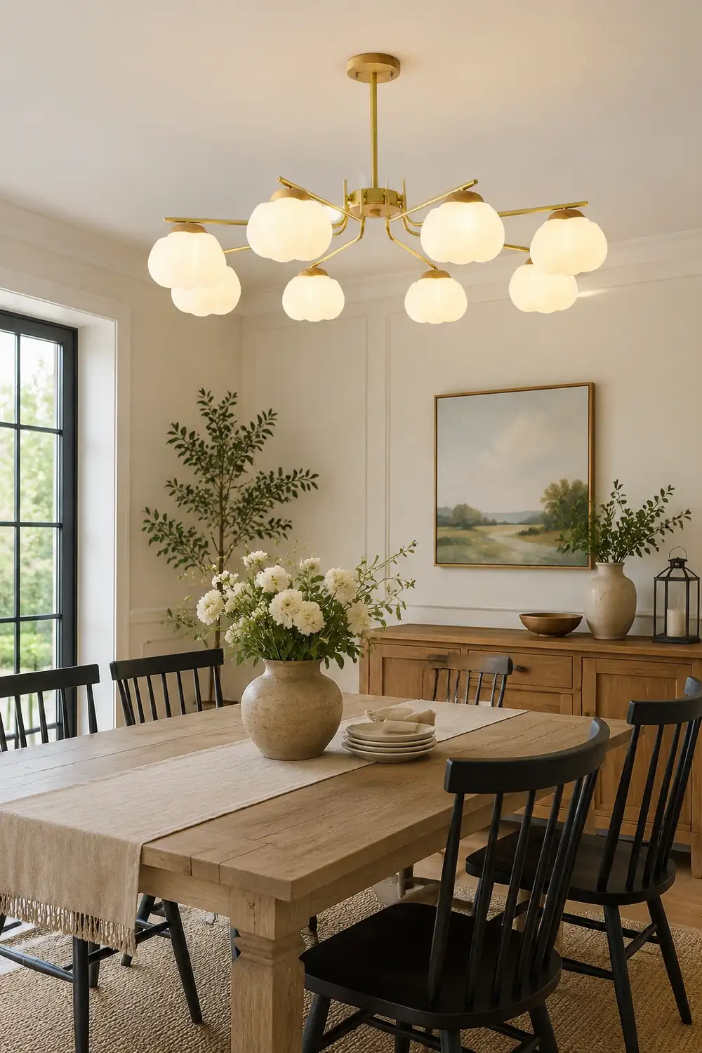 Plastic Cotton Balls Chandelier - Lumpaz