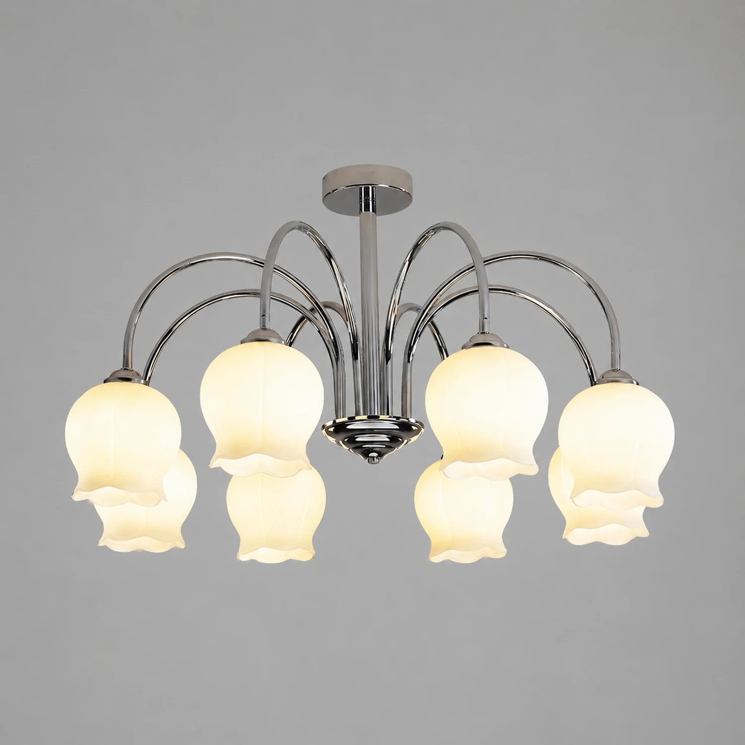 Floral Glass Chandelier - Lumpaz