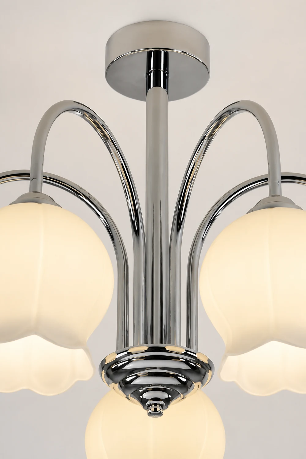 Floral Glass Chandelier - Lumpaz