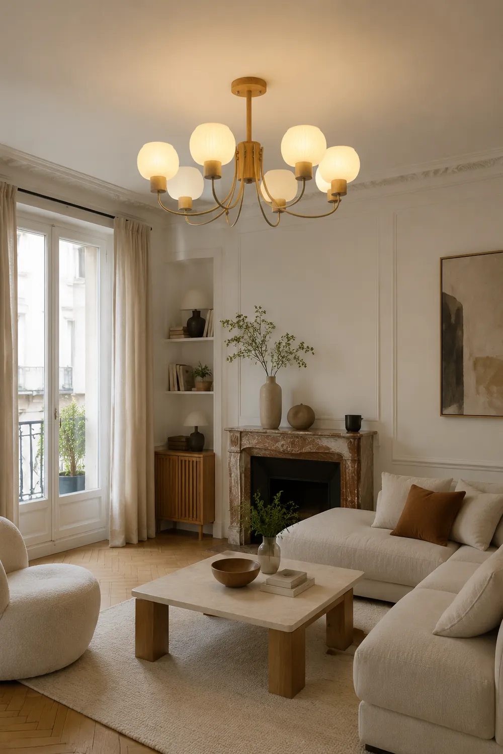 Donnelly Wooden Chandelier - Lumpaz