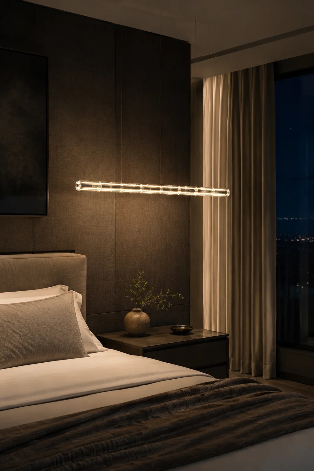 Mcdade Segmented Glass Chandelier - Lumpaz