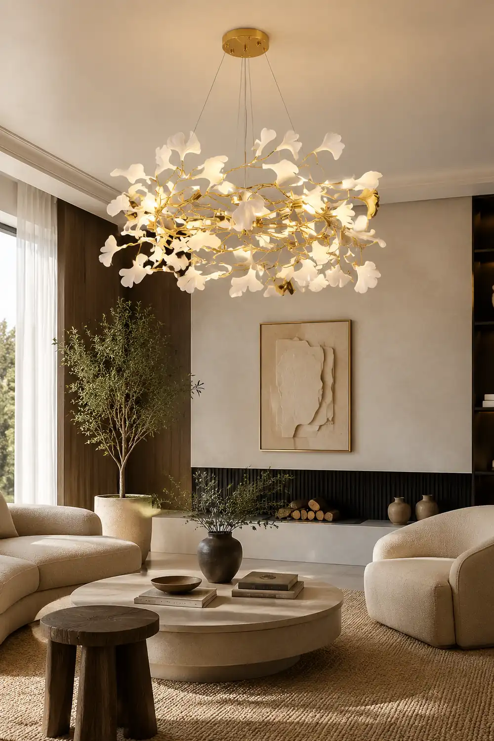 Gingko Chandelier P - Lumpaz
