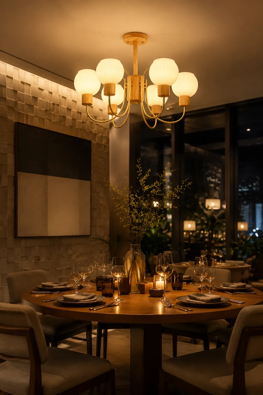 Donnelly Wooden Chandelier - Lumpaz