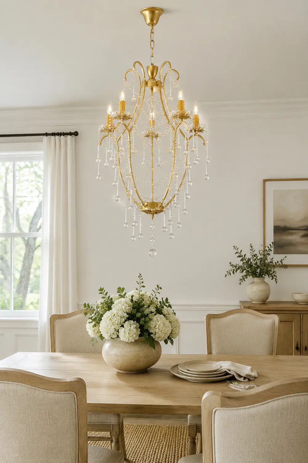 Crystal Birdcage Chandelier - Lumpaz