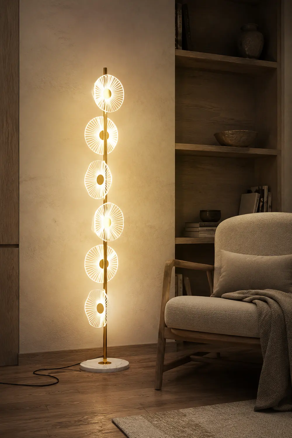 Floating Raindrop Floor Lamp - Lumpaz